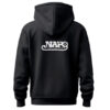 Abrigo hombre black - parte de atras Men's Hoodie in black.