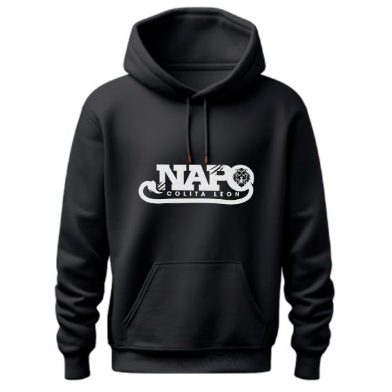 Abrigo hombre black Men's Hoodie in black.